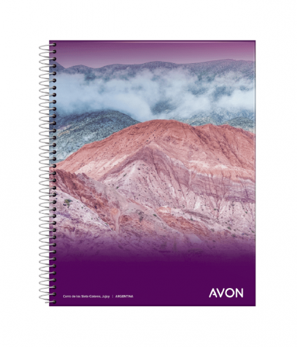 Cuaderno Avon 16x21 C/esp X 84 Hjs Cuadriculado