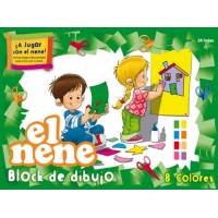 Block De Dibujo N5 El Nene X 24 Hjs Color