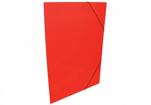 Carpeta 3 Solapas C/elstico 35x50 Plastificada Rojo