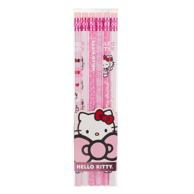 Lápiz De Grafito Mooving Hello Kitty Hb Set X 6 Un 1652160206