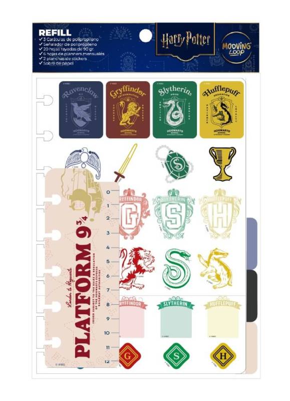 Repuesto De Cuaderno Mooving Loop A5 Harry Potter 1724222