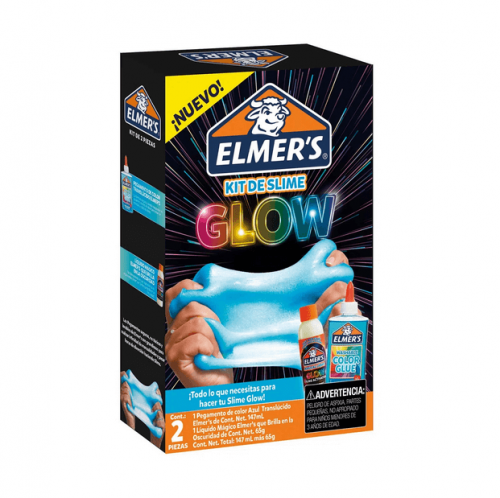Kit Slime Elmers Glow Mini 2 Pzas 2149059