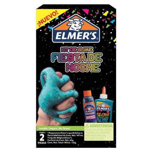 Kit Slime Elmers Fiesta De Noche 2 Pzas 2173156