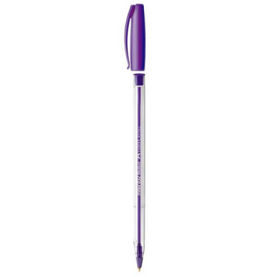 Boligrafo Faber Trilux 1Mm Lila Caja X 12 Un