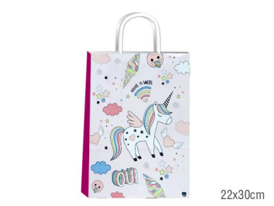 Bolsa P/Regalo Romipack Unicornio 22X30