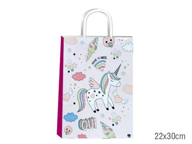 Bolsa P/Regalo Romipack Unicornio 22X30