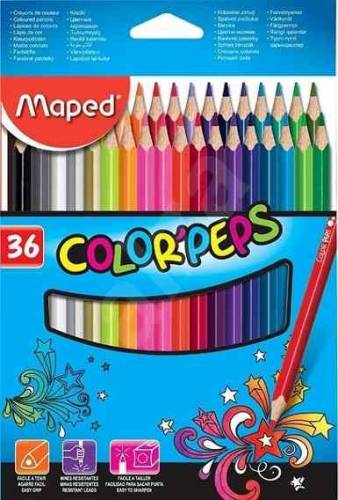 Lapices De Colores Maped Largos X 36