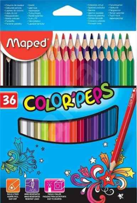 Lapices De Colores Maped Largos X 36