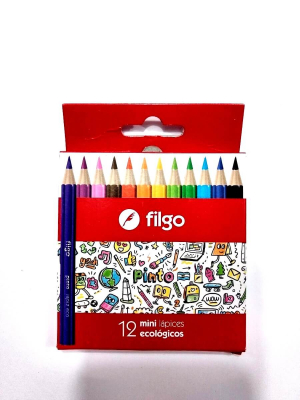 Lapices De Colores Filgo Pinto X 12 Cortos