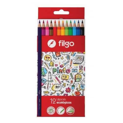 Lapices De Colores Filgo Pinto X 12 Largos