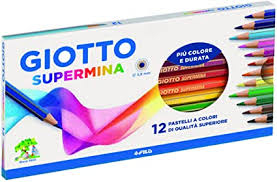 Lapices De Colores Giotto Supermina 3.8Mm X 12 Largos