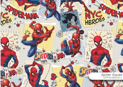 Papel Plastificado Muresco X 10 Unid Spiderman Squad 3922