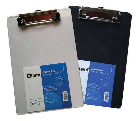 Portablock Plastico Olami A5 Mt930
