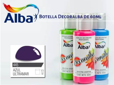 Decoralba Acrílico 60 Ml 445 - Azul Ultramar 