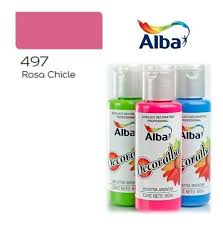 Decoralba Acrílico 60 Ml 497 - Rosa Chicle