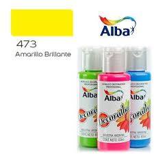 Decoralba Acrílico 60 Ml 473 - Amarillo Brillante