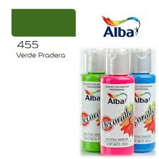 Decoralba Acrílico 60 Ml 455 - Verde Pradera