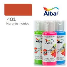 Decoralba Acrílico 60 Ml 481 - Naranja Incaico 