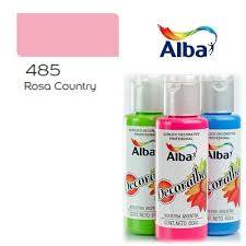 Decoralba Acrílico 60 Ml 485 - Rosa Country