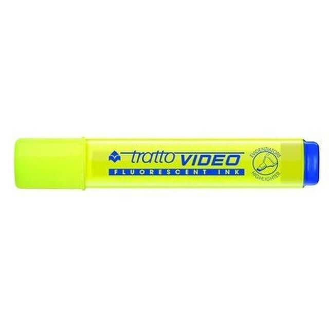 Resaltador Pax Video Pta Biselada Amarillo