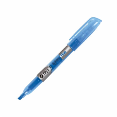 Resaltador Filgo Lighter Fine Fluo Celeste Pta Biselada