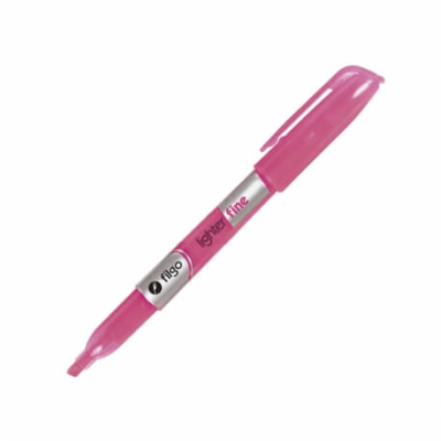 Resaltador Filgo Lighter Fine Fluo Rosa Pta Biselada