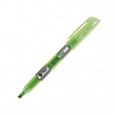 Resaltador Filgo Lighter Fine Fluo Verde Pta Biselada