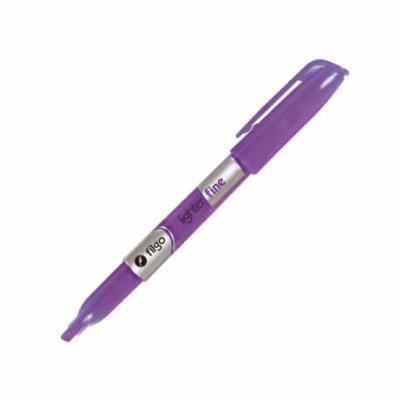Resaltador Filgo Lighter Fine Fluo Violeta Pta Biselada