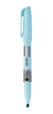 Resaltador Filgo Lighter Fine Pastel Celeste Pta Biselada