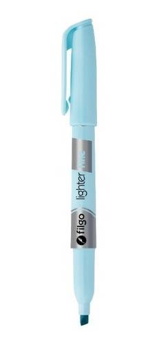 Resaltador Filgo Lighter Fine Pastel Celeste Pta Biselada