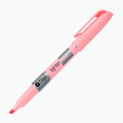 Resaltador Filgo Lighter Fine Pastel Rosa Pta Biselada