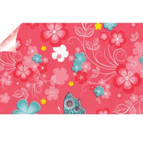 Rollo Autoadhesivo Lama 45X10 Mts Flor Mariposa 1808