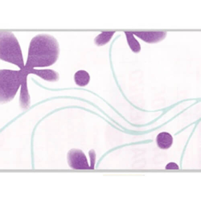 Rollo Autoadhesivo Lama 45X10 Mts Flor Violeta Lila 1831