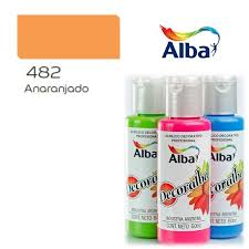 Decoralba Acrílico 60 Ml 482 - Naranja 