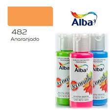Decoralba Acrílico 60 Ml 482 - Naranja