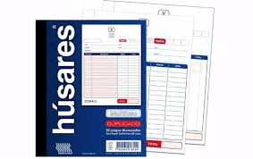 Talonario Húsares Duplicado 1815 Multiuso X 50 