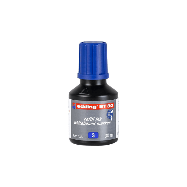 Tinta Edding Para Marcador Pizarra 30 Ml Azul