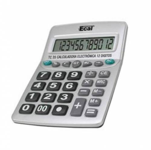 Calculadora Ecal Tc35 12 Digitos