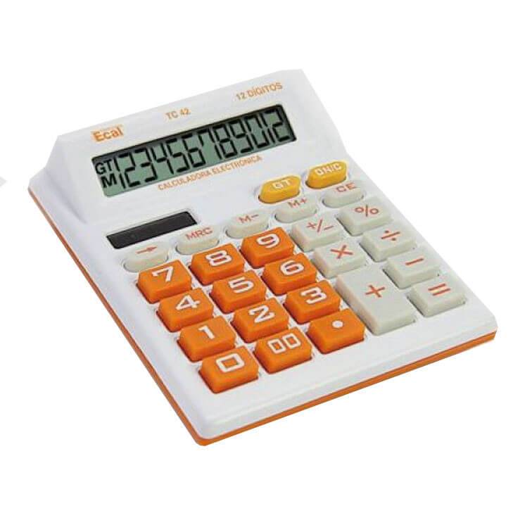 Calculadora Ecal Tc42 12 Digitos