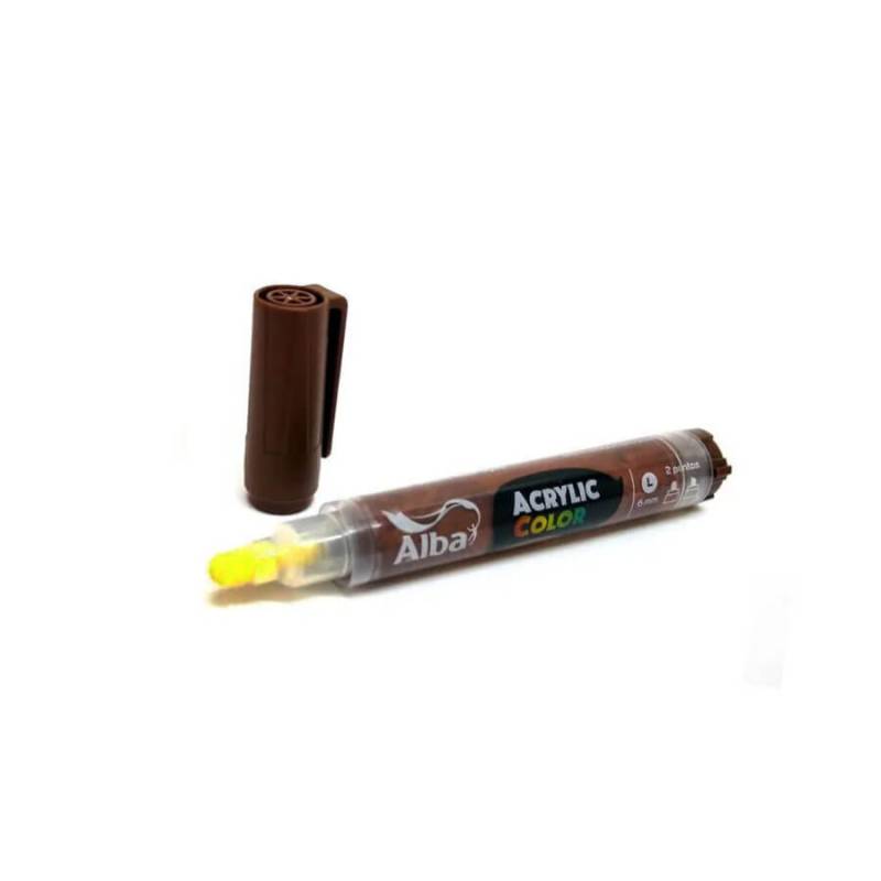 Marcador Acrilico Alba L 6Mm 464 Tierra Sombra