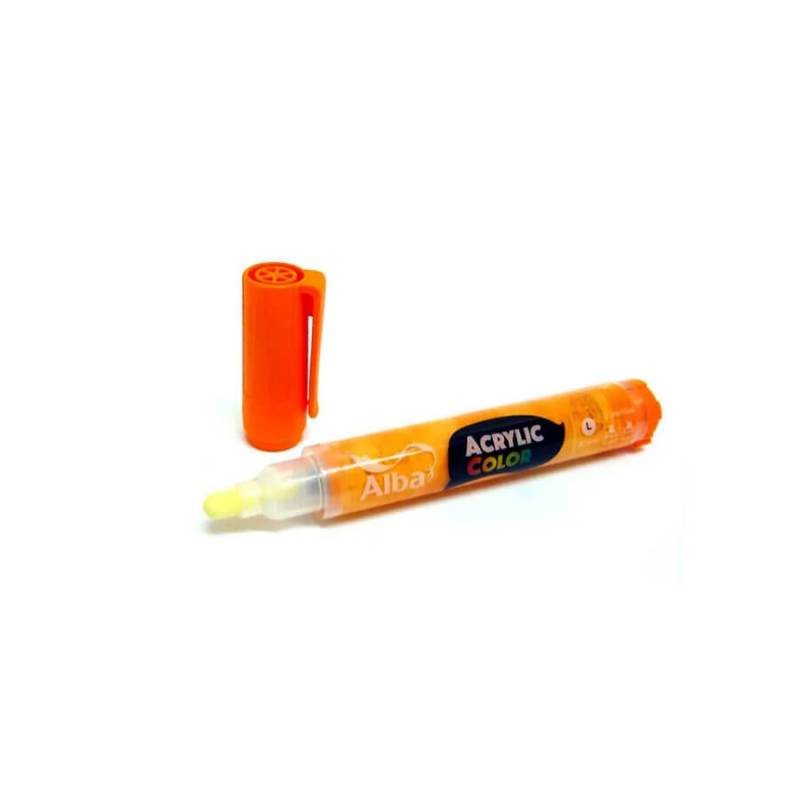 Marcador Acrilico Alba L 6Mm 482 Naranja