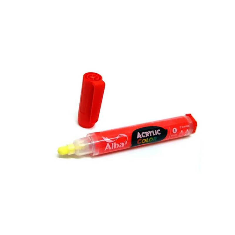 Marcador Acrilico Alba L 6Mm 484 Rojo Señal