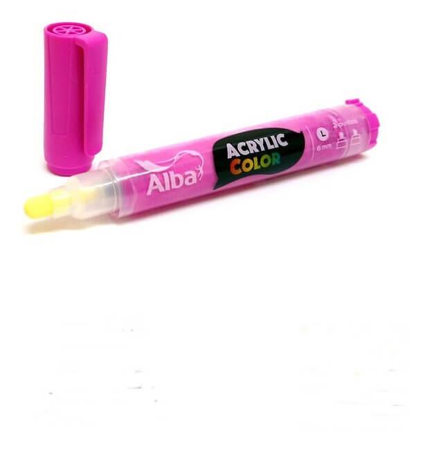 Marcador Acrilico Alba L 6Mm 496 Magenta