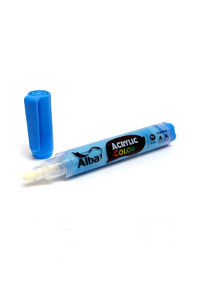 Marcador Acrilico Alba M 4Mm 444 Cyan