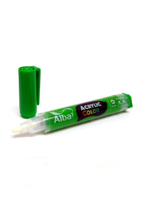 Marcador Acrilico Alba M 4Mm 457 Verde Medio