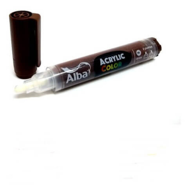 Marcador Acrilico Alba M 4Mm 464 Tierra Sombra