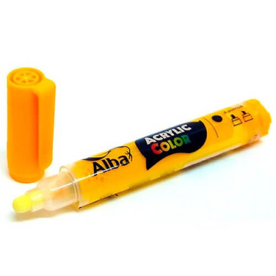 Marcador Acrilico Alba M 4Mm 475 Amarillo Oro