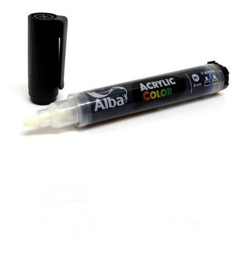 Marcador Acrilico Alba M 4Mm 480 Negro