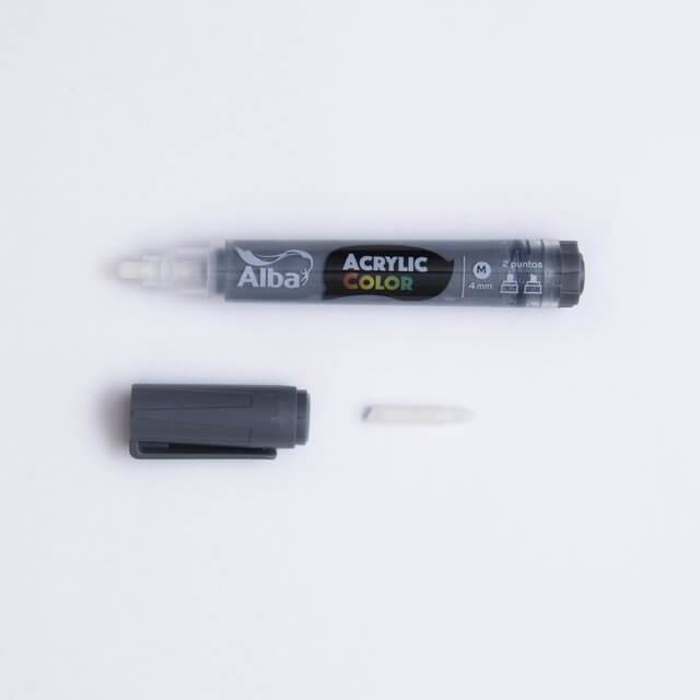 Marcador Acrilico Alba M 4Mm 489 Gris
