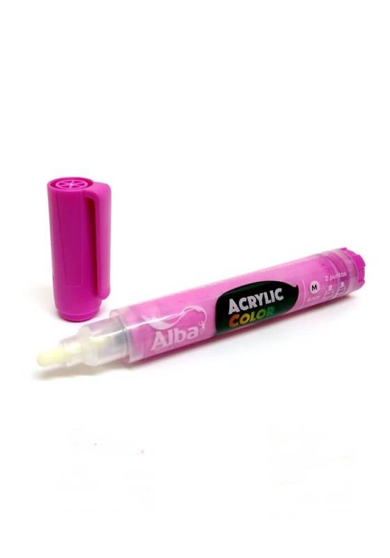 Marcador Acrilico Alba M 4Mm 496 Magenta